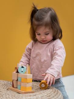 Juguetes- Primera edad- Primeras manipulaciones-Bloques de animales de madera para apilar - TRIXIE