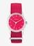 Reloj de pulsera infantil Et'Tic MILLOW rosa frambuesa+verde 