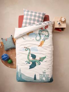 Textil Hogar y Decoración-Conjunto de funda nórdica + funda de almohada Dragones