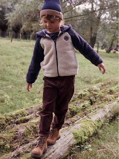 Niño-Pantalón de pana fácil de vestir para niño