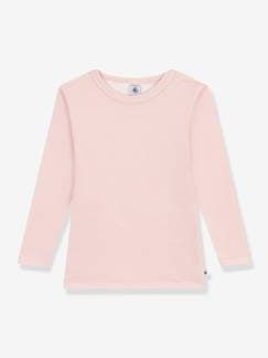 Niña-Camiseta de manga larga de lana y algodón PETIT BATEAU