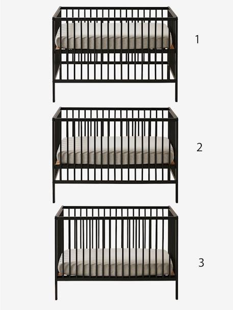 Cuna «Cocoon» blanco+madera+negro 