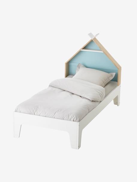 Cama evolutiva infantil TIPILI blanco+verde/amarillo 