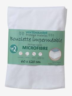 Ecorresponsables-Habitación y Organización-Colchones, nórdicos, almohadas-Pack de 2 fundas de microfibra ultra absorbentes