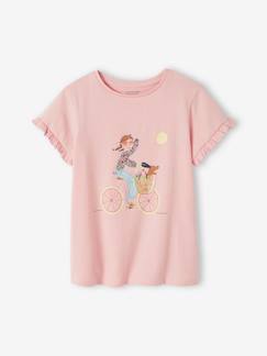 -Camiseta con motivo "à bicyclette" para niña