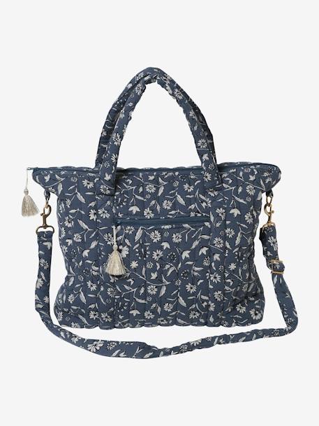 Bolso cambiador Plume azul estampado+BLANCO CLARO ESTAMPADO+BLANCO FUERTE ESTAMPADO+crudo+MARRON CLARO ESTAMPADO 