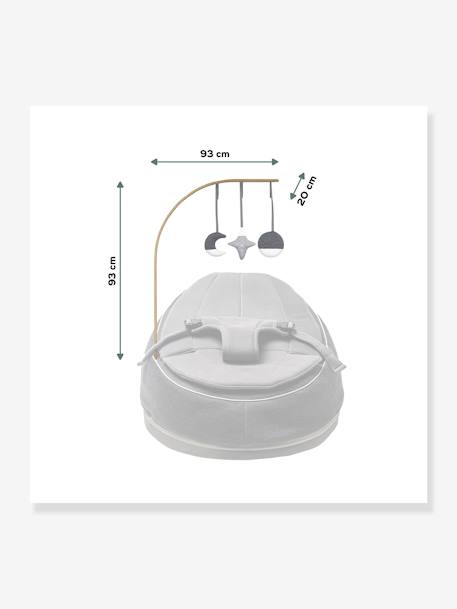 Arco de estimulación de madera Doomoo Seat'n Swing BABYMOOV MARRON CLARO LISO CON MOTIVOS 