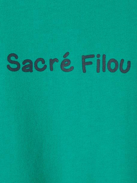 Sudadera de felpa para bebé - Basics azul+verde menta 