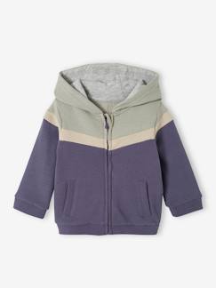 Chaqueta con cremallera y capucha bebé niño