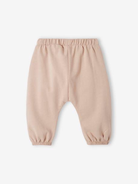 Pantalón de felpa para bebé recién nacido beige 