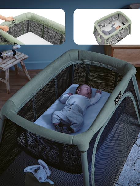 Almohada totalmente desmontable para bebé, cuna de viaje, plegable