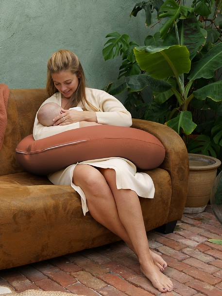 Cojín de embarazo y lactancia BABYMOOV Doomoo Buddy arcilla+beige+BEIGE OSCURO LISO CON MOTIVOS+GRIS MEDIO ESTAMPADO+rosa 