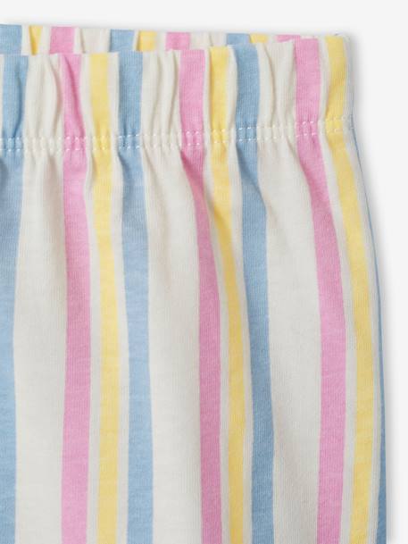 Pijama con short 'Meilleure Sister' amarillo pastel 