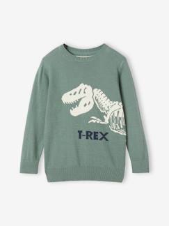 OEKO-TEX®-Niño-Jerséis, chaquetas de punto, sudaderas-Jersey divertido dinosaurio niño