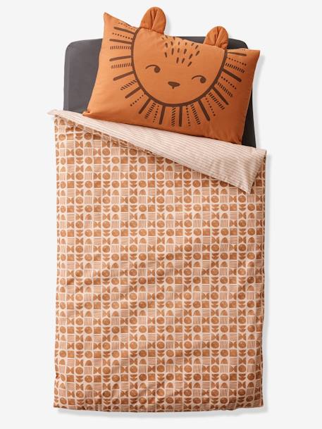 Funda nórdica para bebé ETHNIC beige estampado 