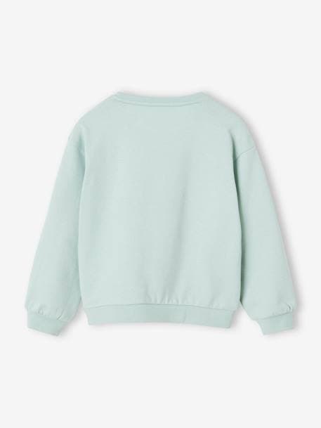 Sudadera Basics con motivo aplicado para niña azul claro+vainilla+verde grisáceo 