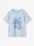 Camiseta de manga corta con motivos gráficos, para niño azul claro+azul oscuro+azul turquesa+BLANCO CLARO LISO CON MOTIVOS+rosa palo 