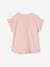 Camiseta con volante y motivo de lentejuelas, para niña rosa rosa pálido+rosa viejo+verde agua+VERDE OSCURO LISO CON MOTIVOS 