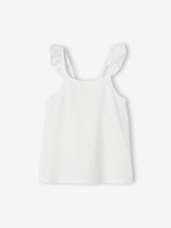 -Camiseta de tirantes con volante Basics para niña