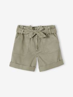 Niña-Shorts y bermudas-Short estilo "paperbag" para niña