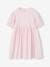 Vestido de tejido «seersucker» para niña lila+rosa rosa pálido 