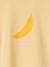 Camiseta motivo pop niña de manga corta con vuelta albaricoque+amarillo pálido 