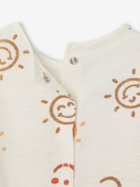 Camiseta «Smiley» para bebé crudo 