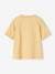 Camiseta motivo pop niña de manga corta con vuelta albaricoque+amarillo pálido 