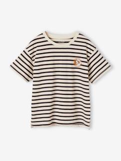 Niño-Camiseta a rayas fantasía para niño