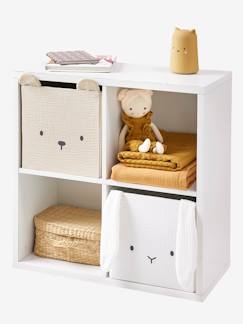 Mueble de almacenaje casita con 5 casilleros blanco - Vertbaudet