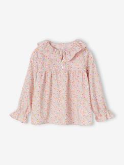 Niña-Camisas y Blusas-Blusa con estampado de flores para niña