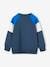 Sudadera deportiva colorblock para niño azul marino 