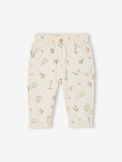 -Pantalón de felpa estampado para bebé