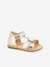 Sandalias Tity Cross SHOO POM® para bebé beige dorado 