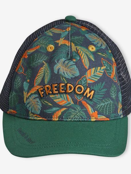 Gorra estampado jungla para niño verde pino 