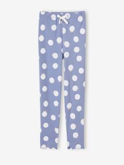 Niña-Leggings estampados de canalé niña