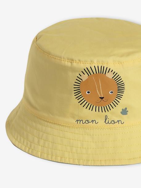 Sombrero bob reversible con animales, para bebé niño verde menta 