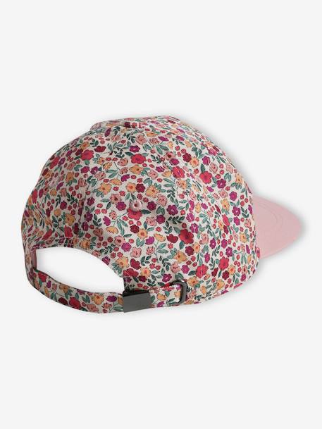 Gorra flores niña rosa 