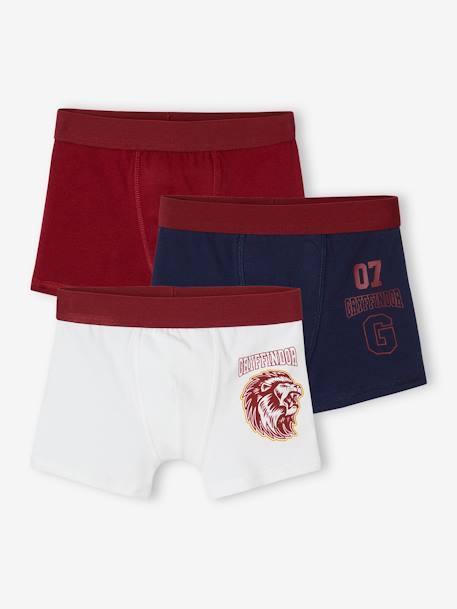 Pack Harry Potter® de 3 boxers burdeos 