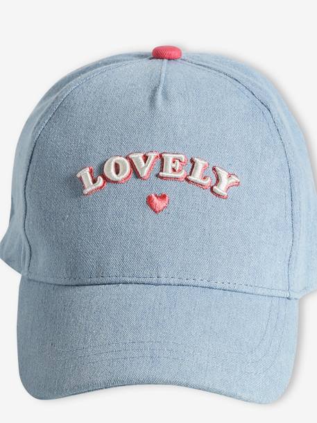 Gorra denim 'lovely' para niña azul jeans 