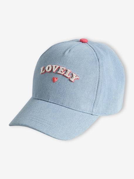 Gorra denim 'lovely' para niña azul jeans 