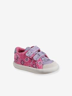 Calzado-Calzado bebé (17-26)-El bebé camina niña (19-26)-Zapatillas-Zapatillas deportivas de lona con tiras autoadherentes bebé niña