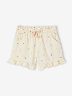 Short con volante para niña