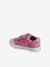 Zapatillas deportivas de lona con tiras autoadherentes bebé niña BLANCO CLARO LISO CON MOTIVOS+rosa estampado+violeta estampado 