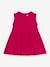 Vestido sin mangas de lino PETIT BATEAU rojo 