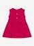 Vestido sin mangas de lino PETIT BATEAU rojo 