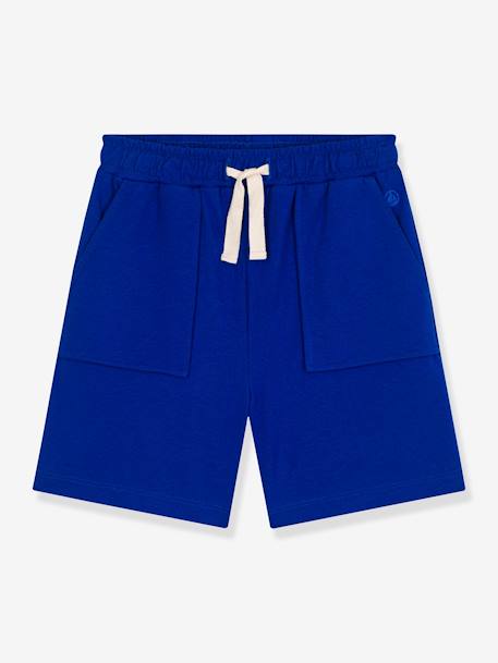 Short de algodón PETIT BATEAU azul marino 