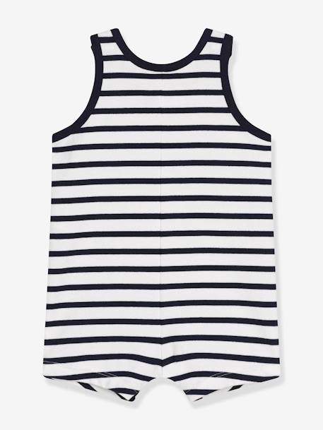 Mono corto para bebé PETIT BATEAU azul marino 