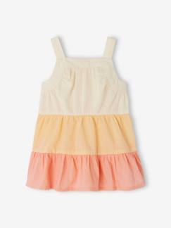 -Vestido de tirantes colorblock para bebé