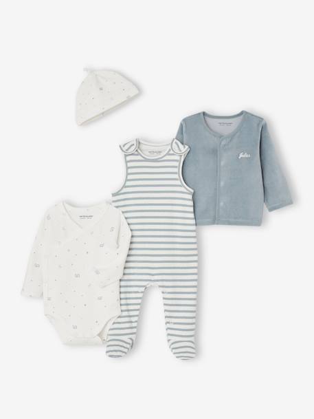 Conjunto para recién nacido con 4 prendas personalizable